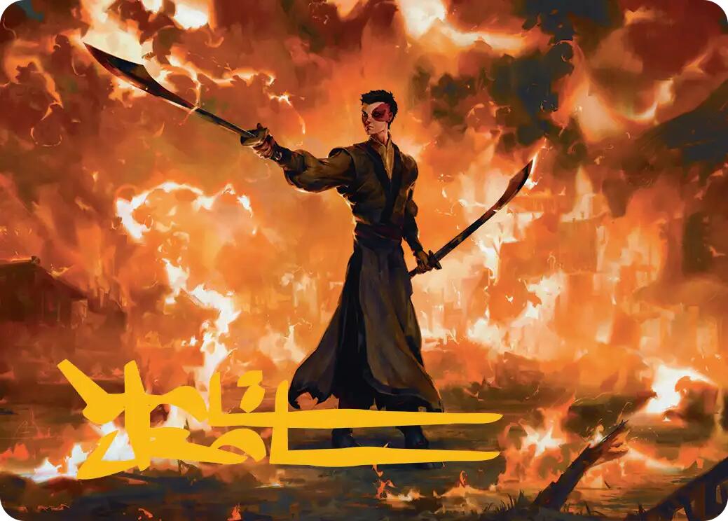 Zuko, Conflicted Art Card (Gold-Stamped Signature) [Avatar: The Last Airbender Art Series] | Good Games Cannington