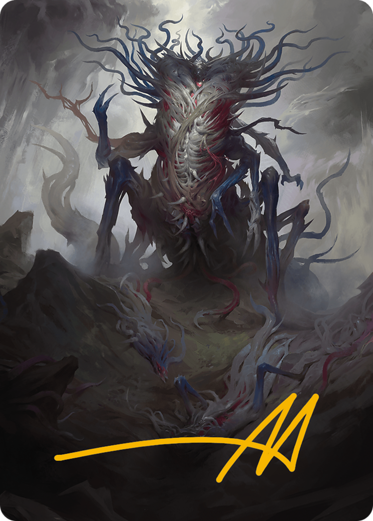 Azlask, the Swelling Scourge Art Card (Gold-Stamped Signature) [Modern Horizons 3 Art Series] | Good Games Cannington