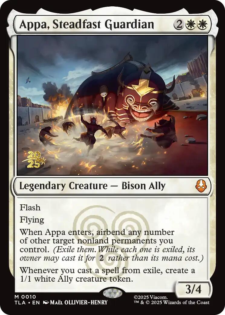 Appa, Steadfast Guardian [Avatar: The Last Airbender Prerelease Cards] | Good Games Cannington