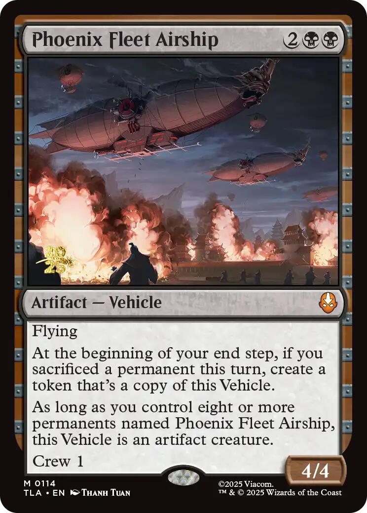 Phoenix Fleet Airship [Avatar: The Last Airbender Prerelease Cards] | Good Games Cannington