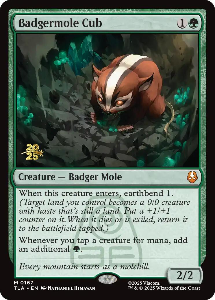 Badgermole Cub [Avatar: The Last Airbender Prerelease Cards] | Good Games Cannington
