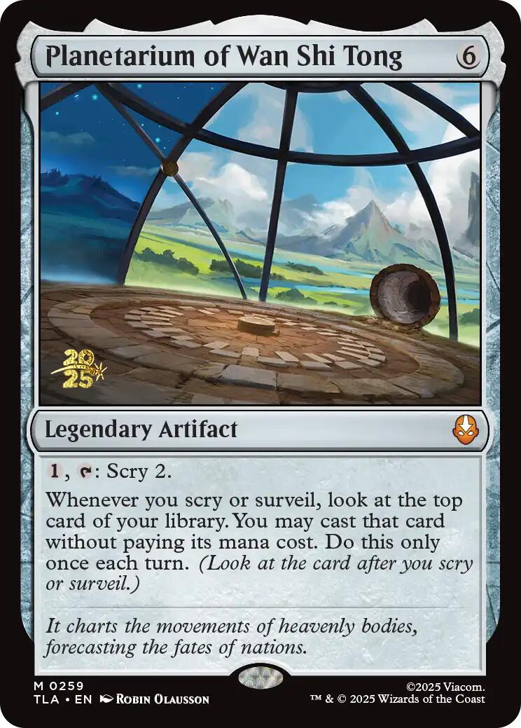 Planetarium of Wan Shi Tong [Avatar: The Last Airbender Prerelease Cards] | Good Games Cannington