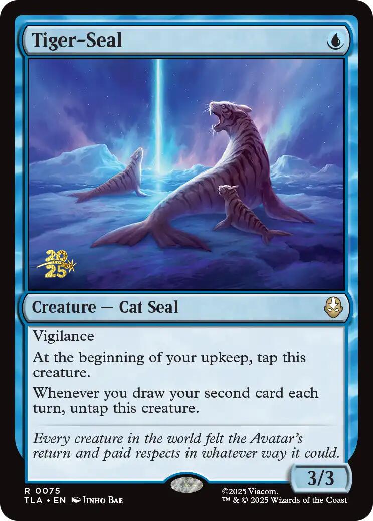 Tiger-Seal [Avatar: The Last Airbender Prerelease Cards] | Good Games Cannington