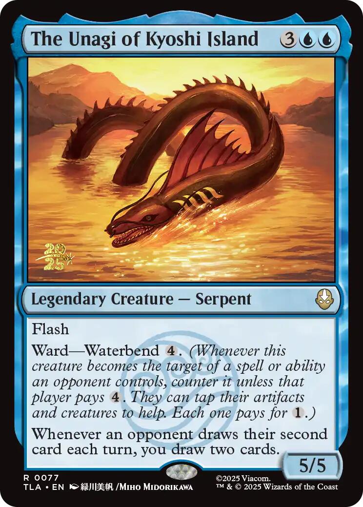 The Unagi of Kyoshi Island [Avatar: The Last Airbender Prerelease Cards] | Good Games Cannington