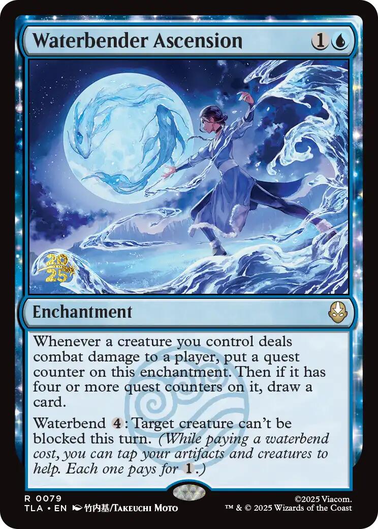 Waterbender Ascension [Avatar: The Last Airbender Prerelease Cards] | Good Games Cannington