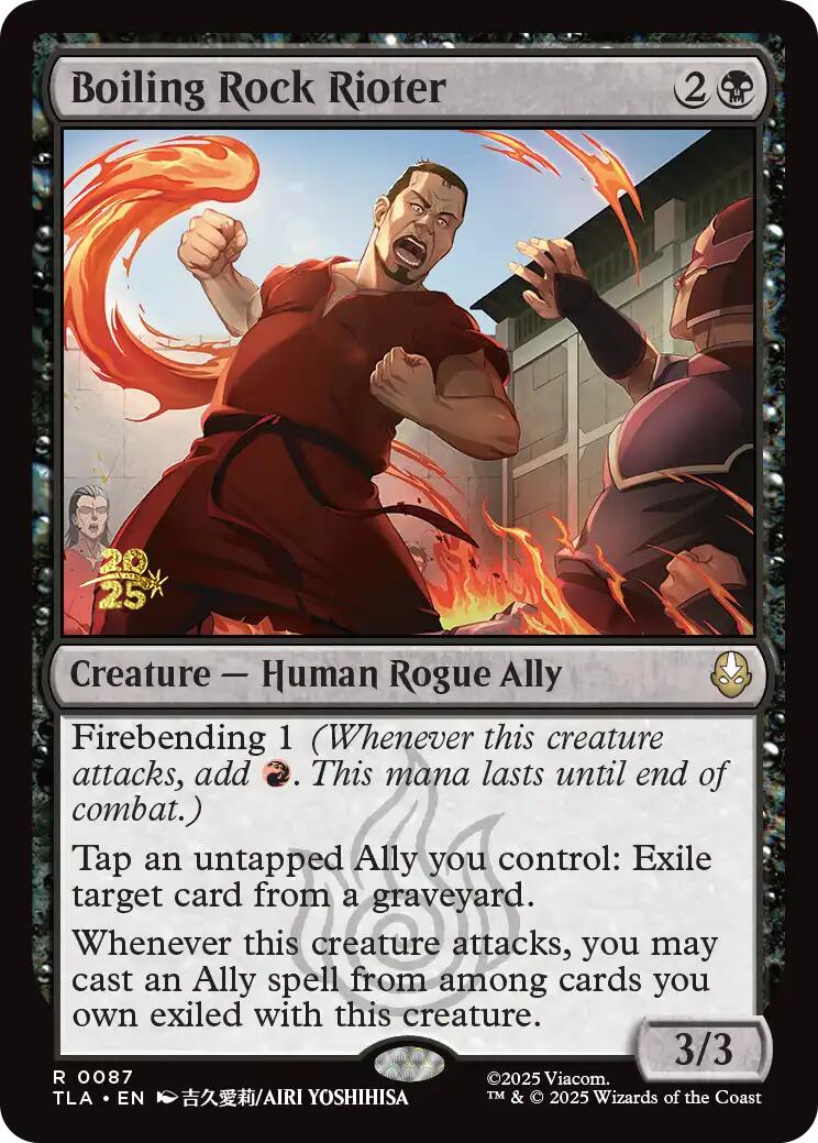 Boiling Rock Rioter [Avatar: The Last Airbender Prerelease Cards] | Good Games Cannington