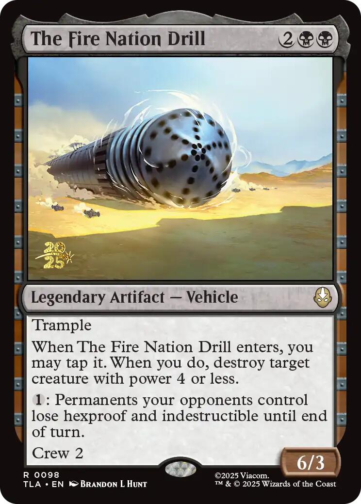 The Fire Nation Drill [Avatar: The Last Airbender Prerelease Cards] | Good Games Cannington