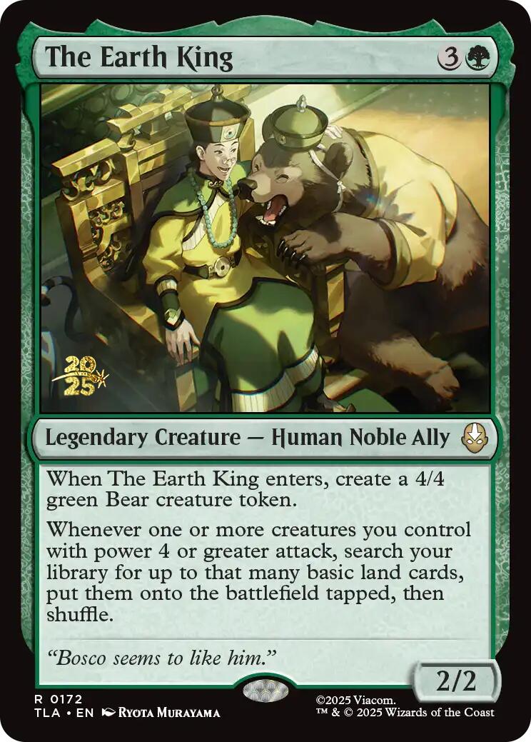 The Earth King [Avatar: The Last Airbender Prerelease Cards] | Good Games Cannington