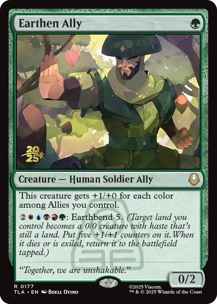 Earthen Ally [Avatar: The Last Airbender Prerelease Cards] | Good Games Cannington