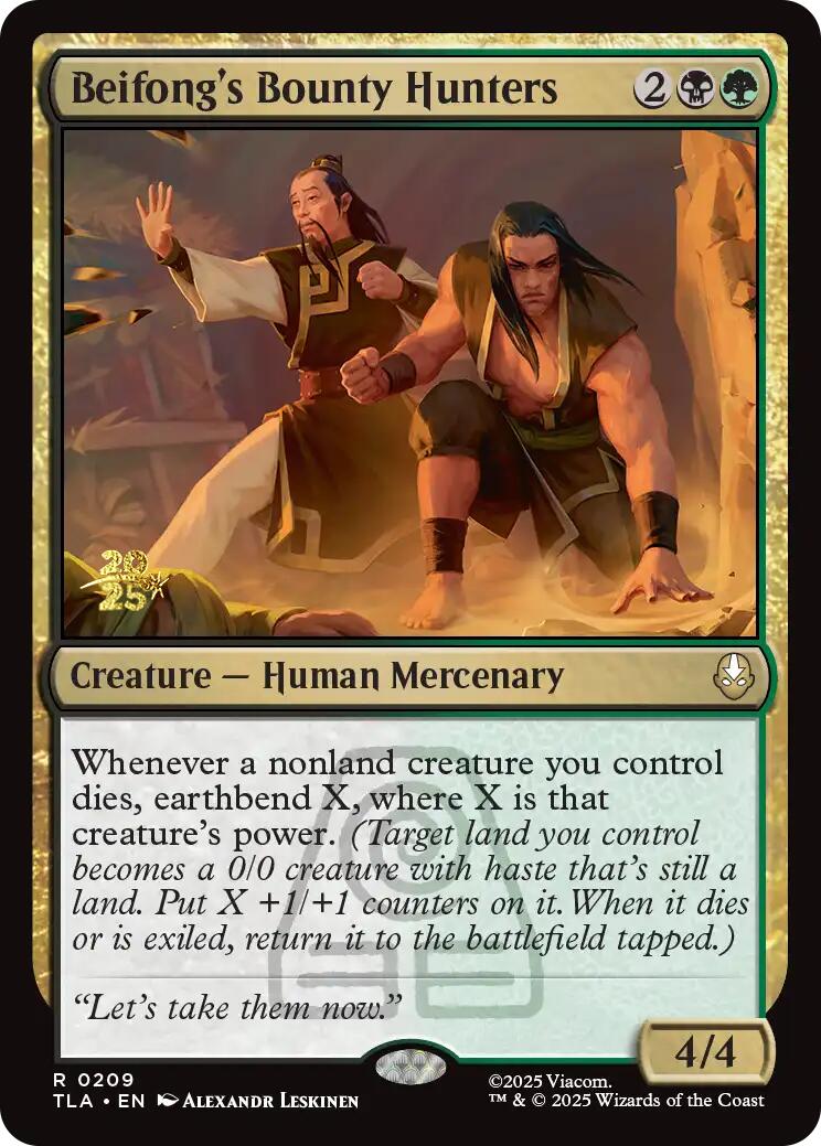 Beifong's Bounty Hunters [Avatar: The Last Airbender Prerelease Cards] | Good Games Cannington