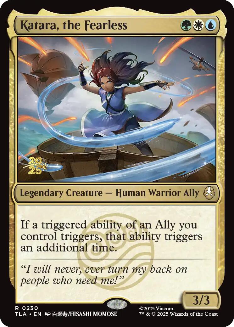 Katara, the Fearless [Avatar: The Last Airbender Prerelease Cards] | Good Games Cannington