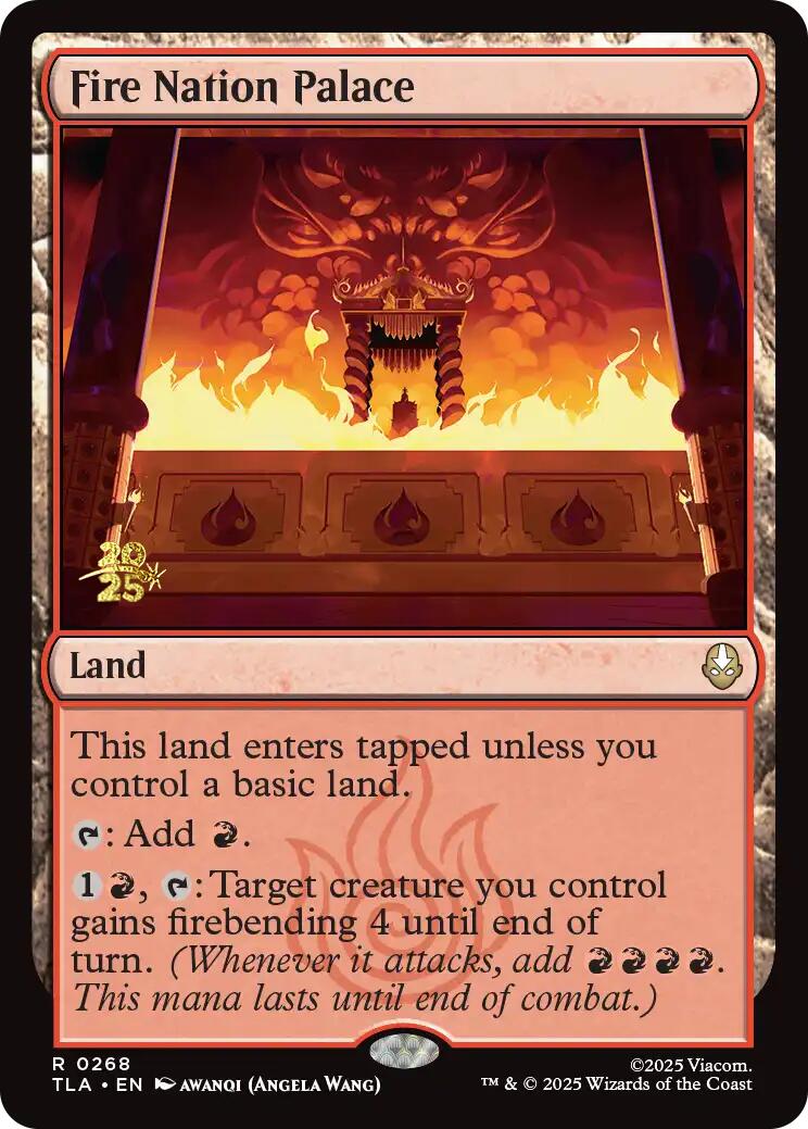 Fire Nation Palace [Avatar: The Last Airbender Prerelease Cards] | Good Games Cannington