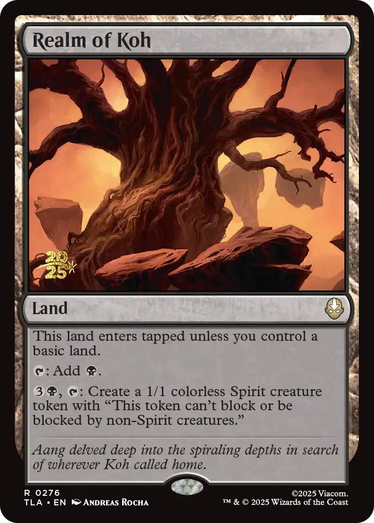 Realm of Koh [Avatar: The Last Airbender Prerelease Cards] | Good Games Cannington