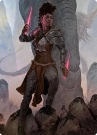 Kaya the Inexorable Art Card [Kaldheim Art Series] | Good Games Cannington
