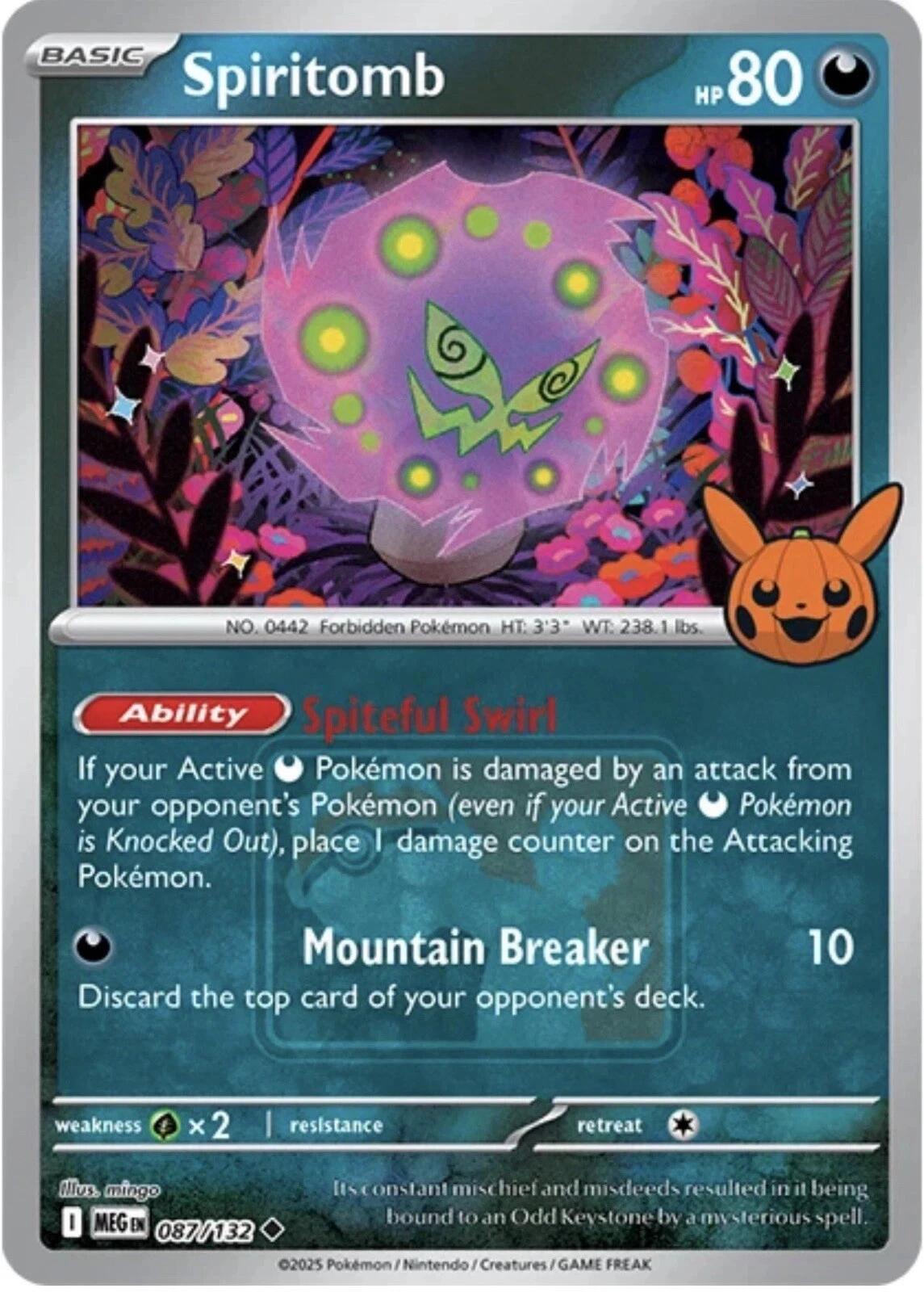 Spiritomb (087/132) (Trick or Trade Stamped) [Miscellaneous Cards] | Good Games Cannington