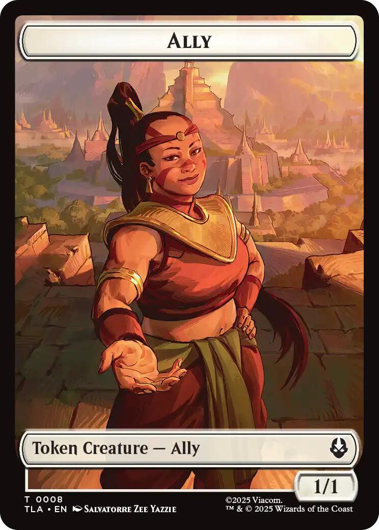 Ally (0008) // Clue (0016) Double-Sided Token [Avatar: The Last Airbender Tokens] | Good Games Cannington