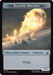 Ballistic Boulder // Soldier (0011) Double-Sided Token [Avatar: The Last Airbender Tokens] | Good Games Cannington