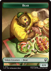 Bear // Food (0020) Double-Sided Token [Avatar: The Last Airbender Tokens] | Good Games Cannington
