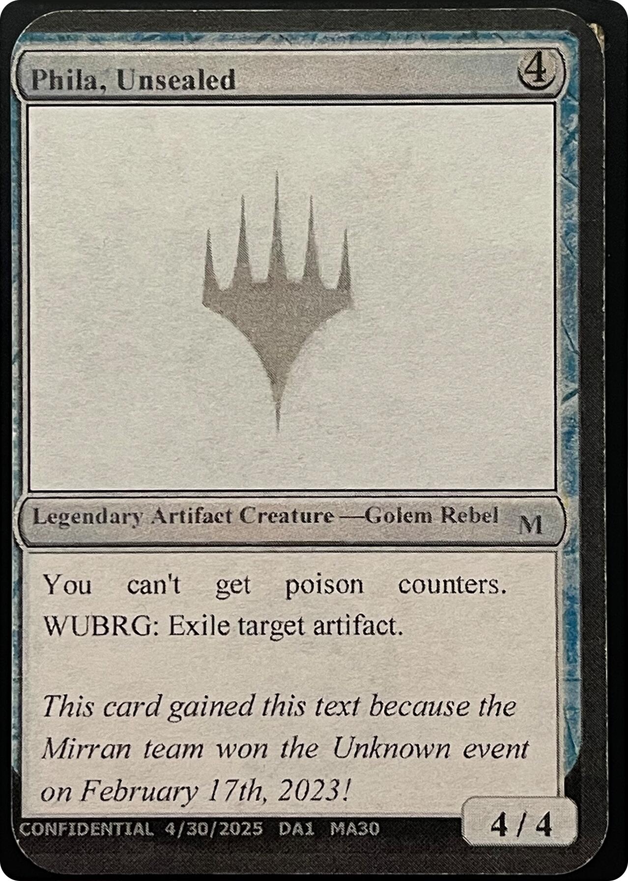 Phila, Unsealed (Reprint) [Unknown Event] | Good Games Cannington