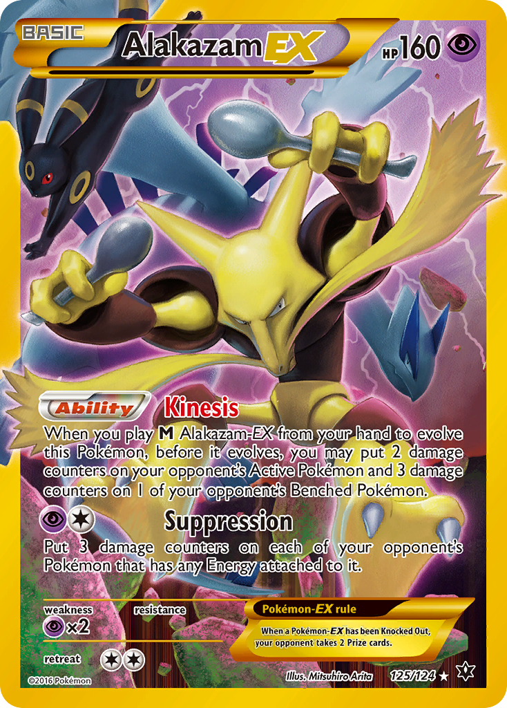 Alakazam EX (125/124) [XY: Fates Collide] | Good Games Cannington