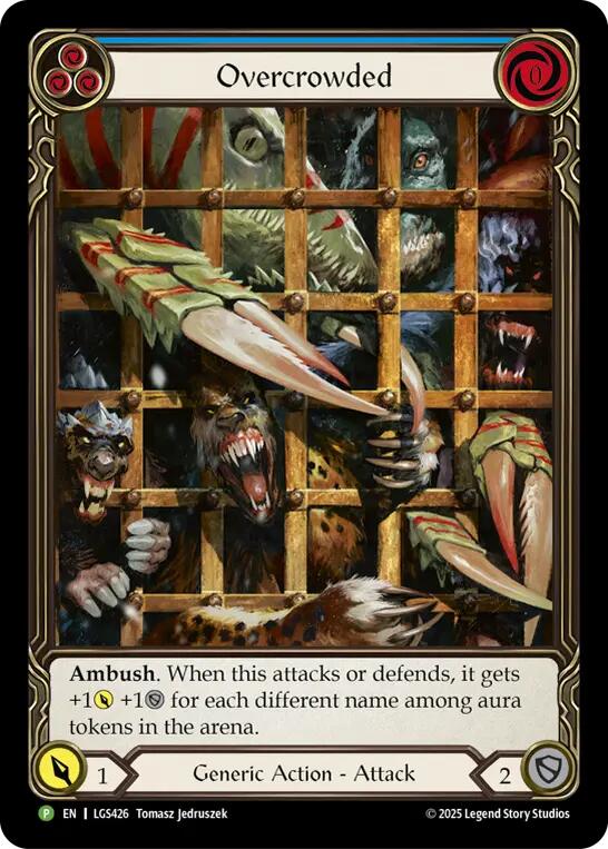 Overcrowded [LGS426] (Promo)  Cold Foil | Good Games Cannington