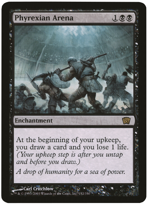 Phyrexian Arena (Oversized) [Eighth Edition Box Topper] | Good Games Cannington