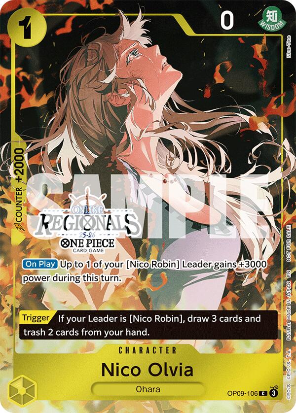 Nico Olvia (Online Regional Participation Pack 2025 Vol.1) [One Piece Promotion Cards] | Good Games Cannington