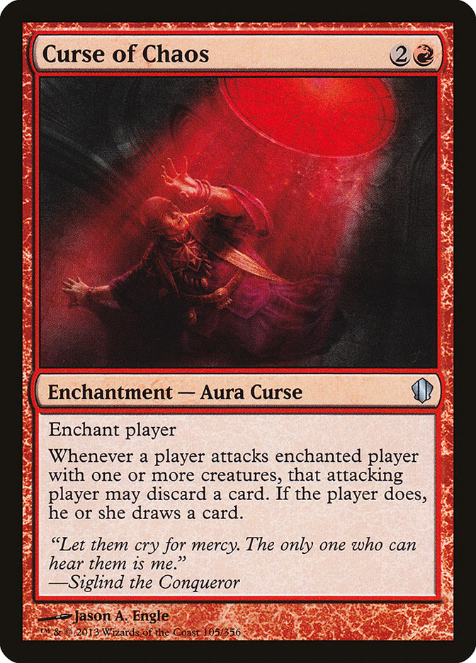 Curse of Chaos 105/356 (Commander 2013)  | Good Games Cannington