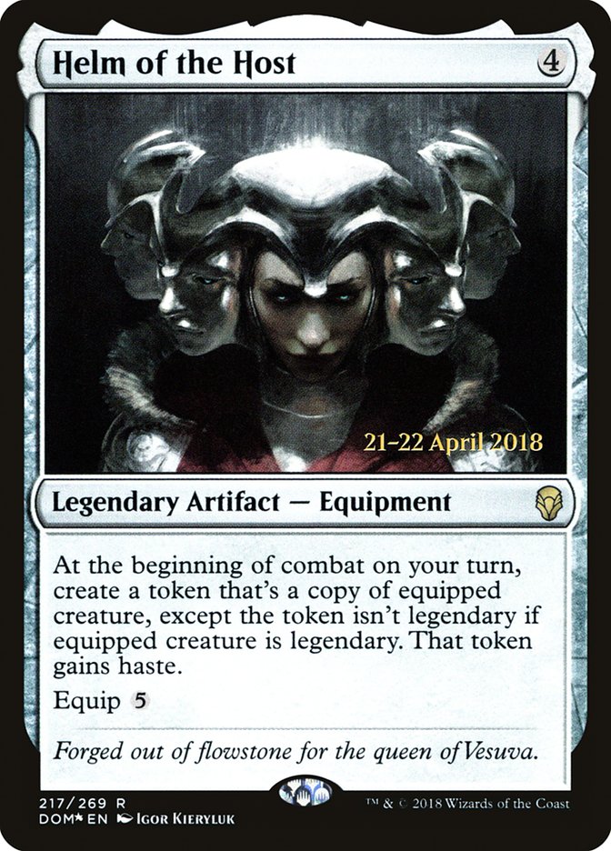Helm of the Host [Dominaria Prerelease Promos] | Good Games Cannington