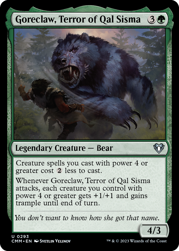 Goreclaw, Terror of Qal Sisma [Commander Masters] | Good Games Cannington