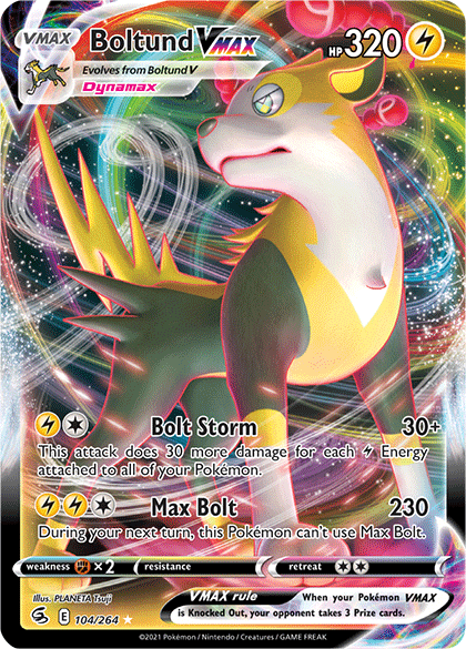 Boltund VMAX (104/264) [Sword & Shield: Fusion Strike] | Good Games Cannington