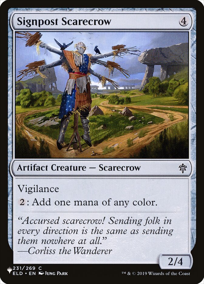 Signpost Scarecrow [The List] | Good Games Cannington
