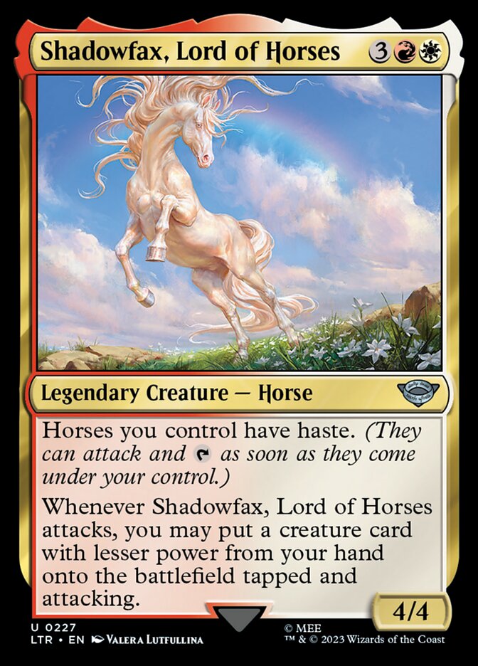 Shadowfax, Lord of Horses 227 (Universes Beyond: The Lord of the Rings: Tales of Middle-earth)  | Good Games Cannington