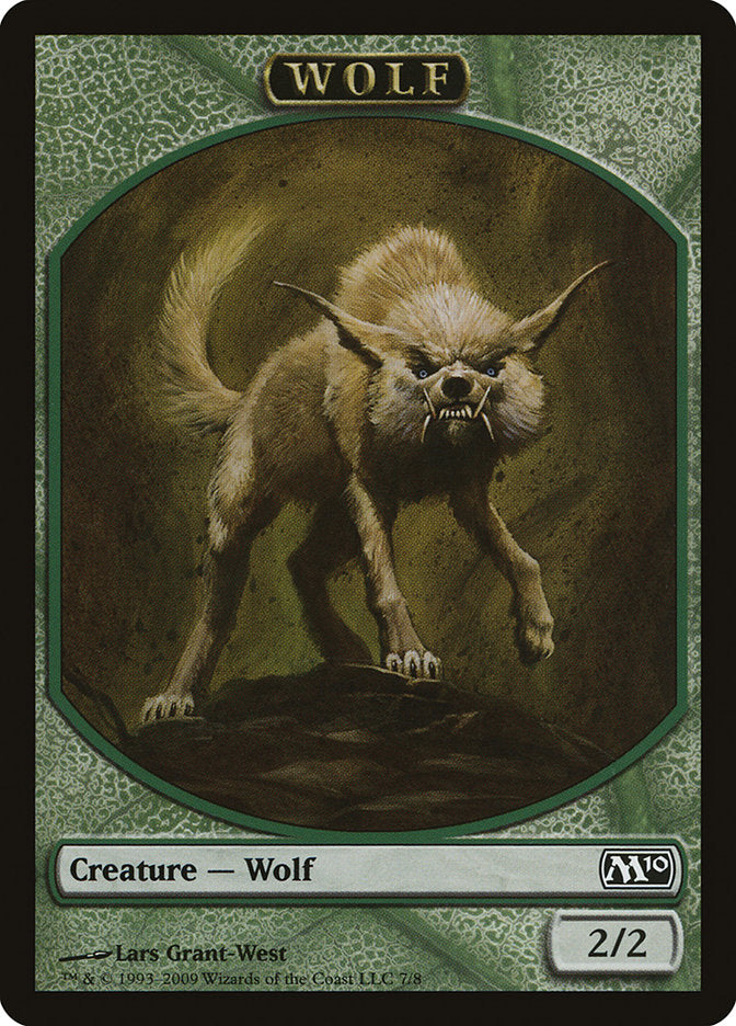 Wolf Token [Magic 2010 Tokens] | Good Games Cannington