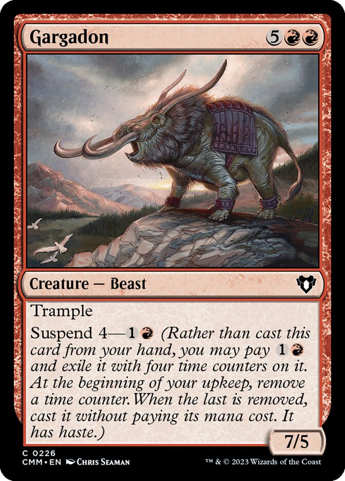 Gargadon 226 (Commander Masters)  - Foil | Good Games Cannington