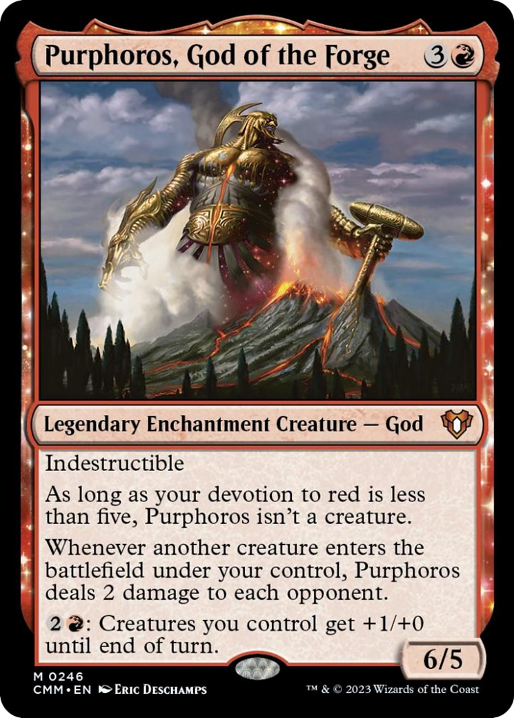 Purphoros, God of the Forge [Commander Masters] | Good Games Cannington