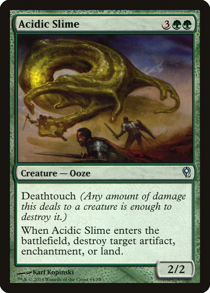 Acidic Slime [Duel Decks: Jace vs. Vraska] | Good Games Cannington