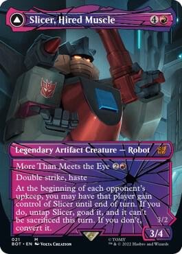 Slicer Hired Muscle Shattered Glass 21/58 (Universes Beyond: Transformers)  | Good Games Cannington