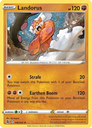 Landorus (148/264) (Cosmos Holo) [Sword & Shield: Fusion Strike] | Good Games Cannington