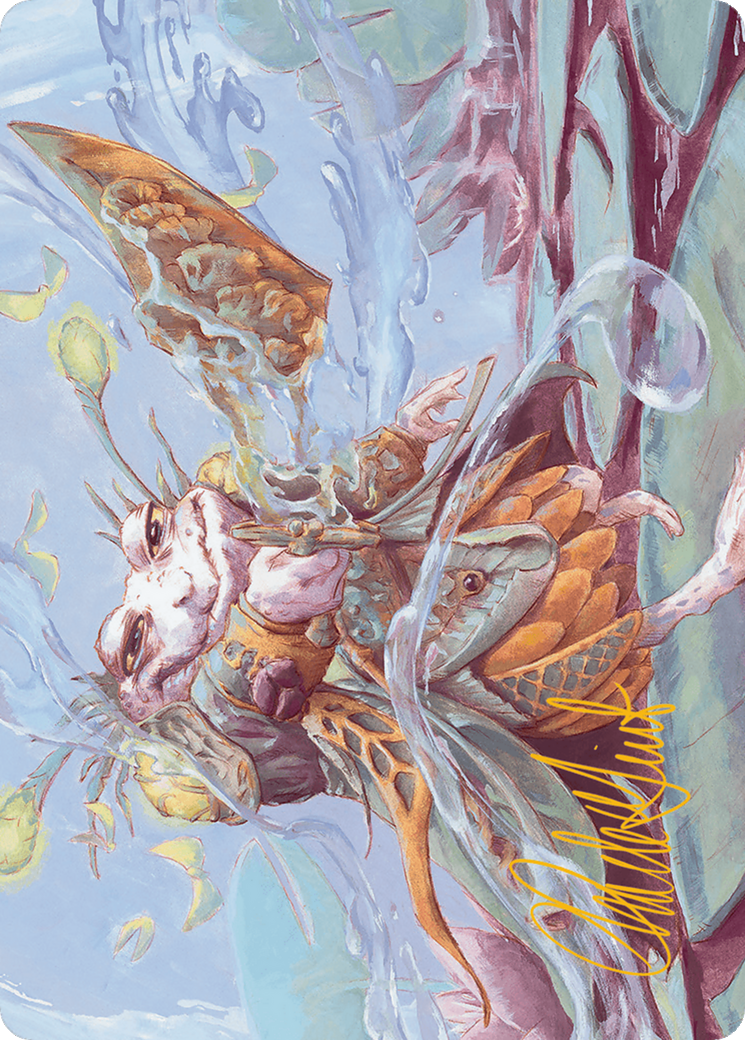 Glarb, Calamity's Augur Art Card (Gold-Stamped Signature) [Bloomburrow Art Series] | Good Games Cannington