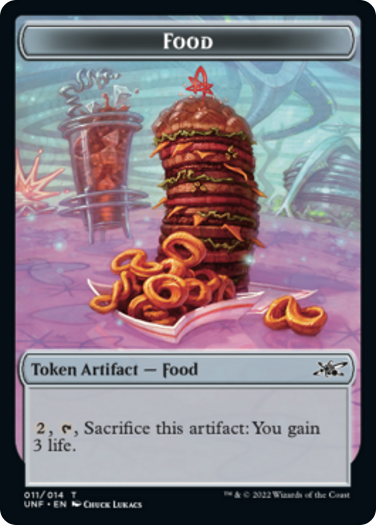 Squirrel // Food (011) Double-Sided Token [Unfinity Tokens] | Good Games Cannington