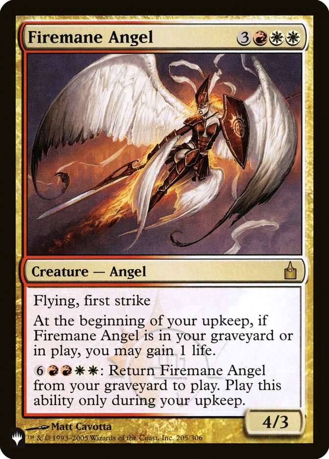 Firemane Angel [The List] | Good Games Cannington