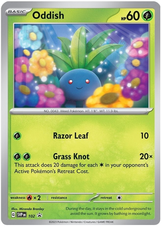 Oddish (102) [Scarlet & Violet: Black Star Promos] | Good Games Cannington