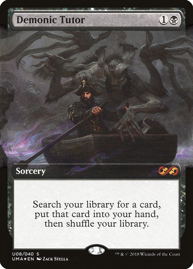 Demonic Tutor (Topper) [Ultimate Masters Box Topper] | Good Games Cannington