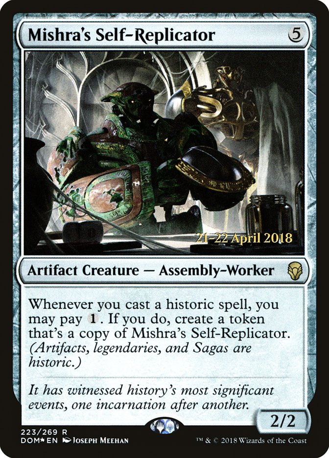 Mishra's Self-Replicator [Dominaria Prerelease Promos] | Good Games Cannington