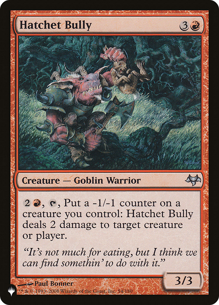 Hatchet Bully [The List] | Good Games Cannington