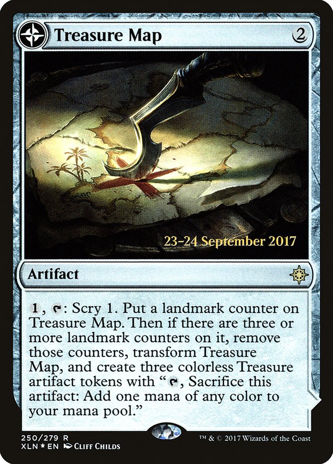 Treasure Map // Treasure Cove [Ixalan Prerelease Promos] | Good Games Cannington