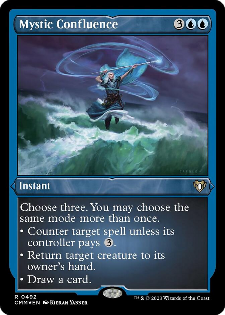 Mystic Confluence (Foil Etched) [Commander Masters] | Good Games Cannington