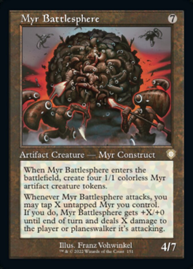 Myr Battlesphere (Retro) [The Brothers' War Commander] | Good Games Cannington