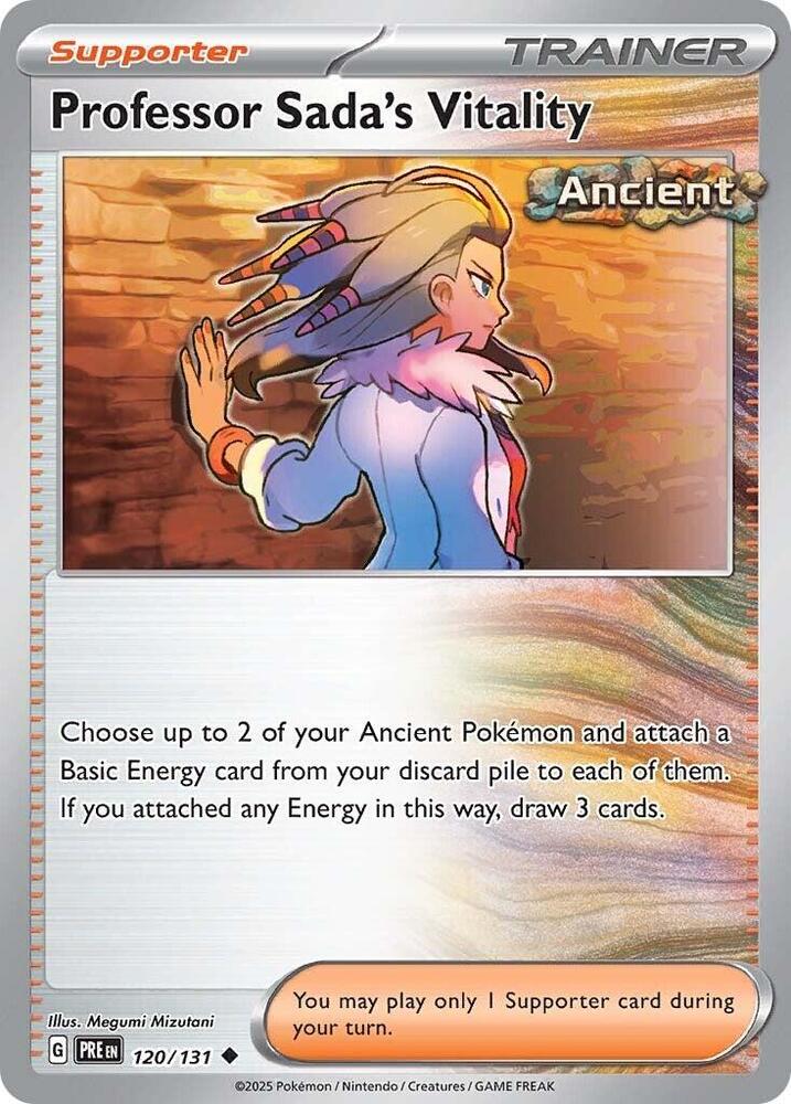 Professor Sada's Vitality (120/131) [Scarlet & Violet: Prismatic Evolutions] | Good Games Cannington